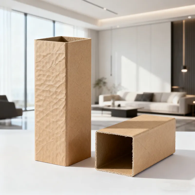 ທໍ່ສີ່ຫຼ່ຽມເຈ້ຍທີ່ເປັນມິດກັບສິ່ງແວດລ້ອມ